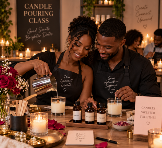 Sip & Pour Couples Candle Making Class