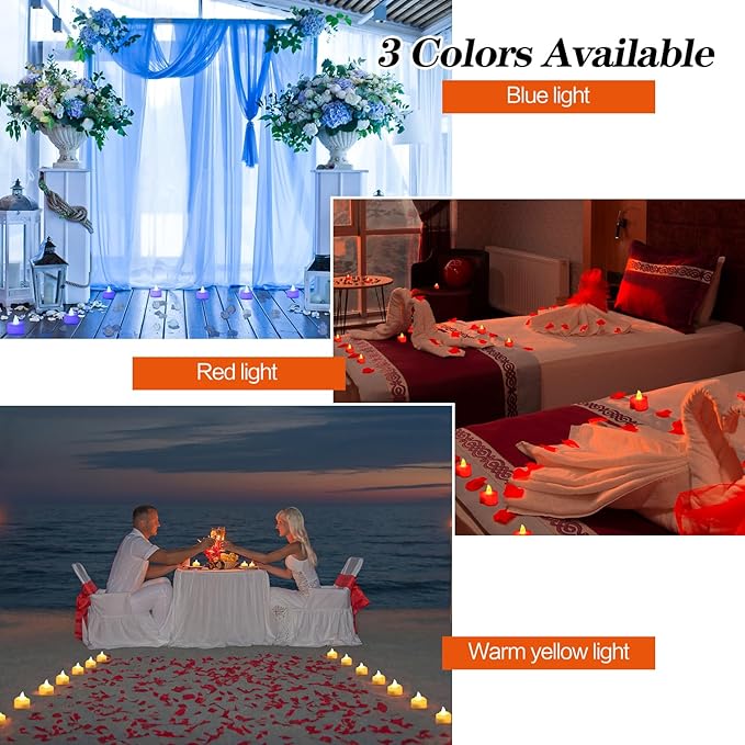 Rose Petals & Tea Lights Set