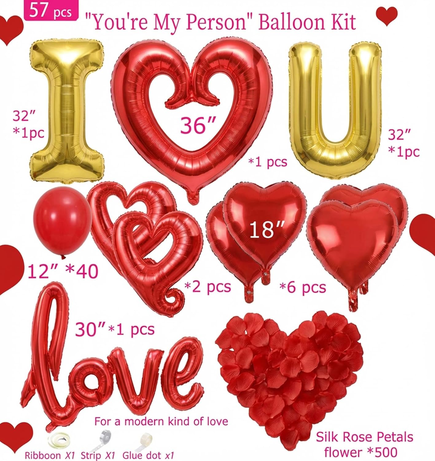Love Balloon Set