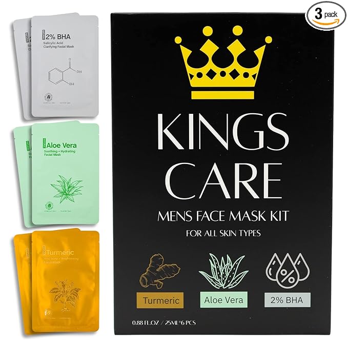 Kings Care Men’s Face Mask Kit