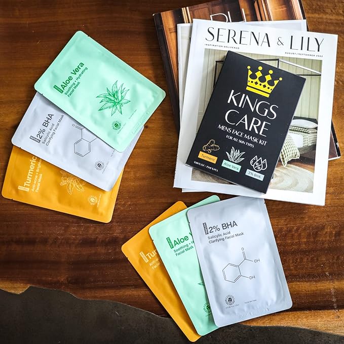 Kings Care Men’s Face Mask Kit