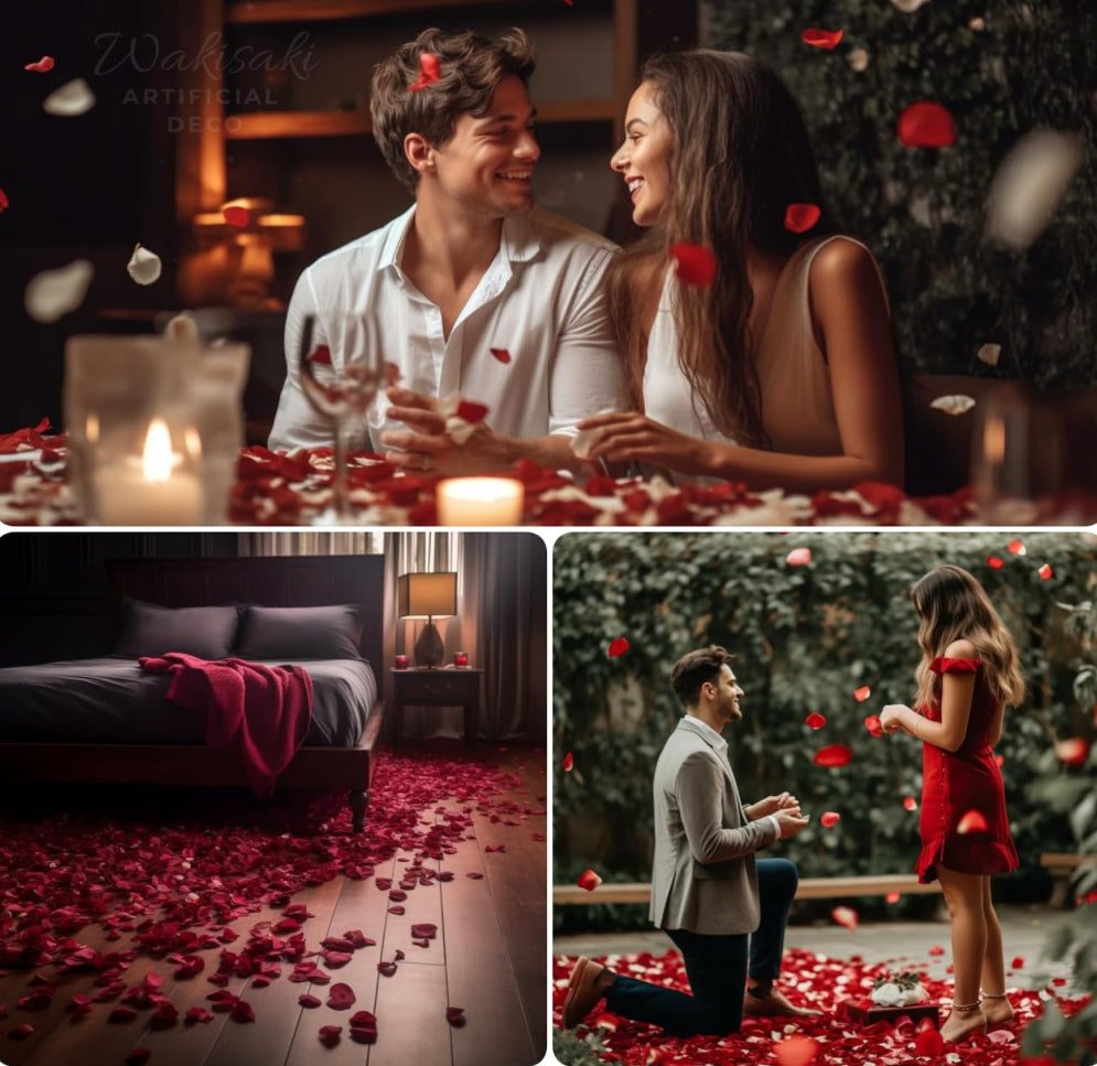 1000pcs Silk Rose Petals