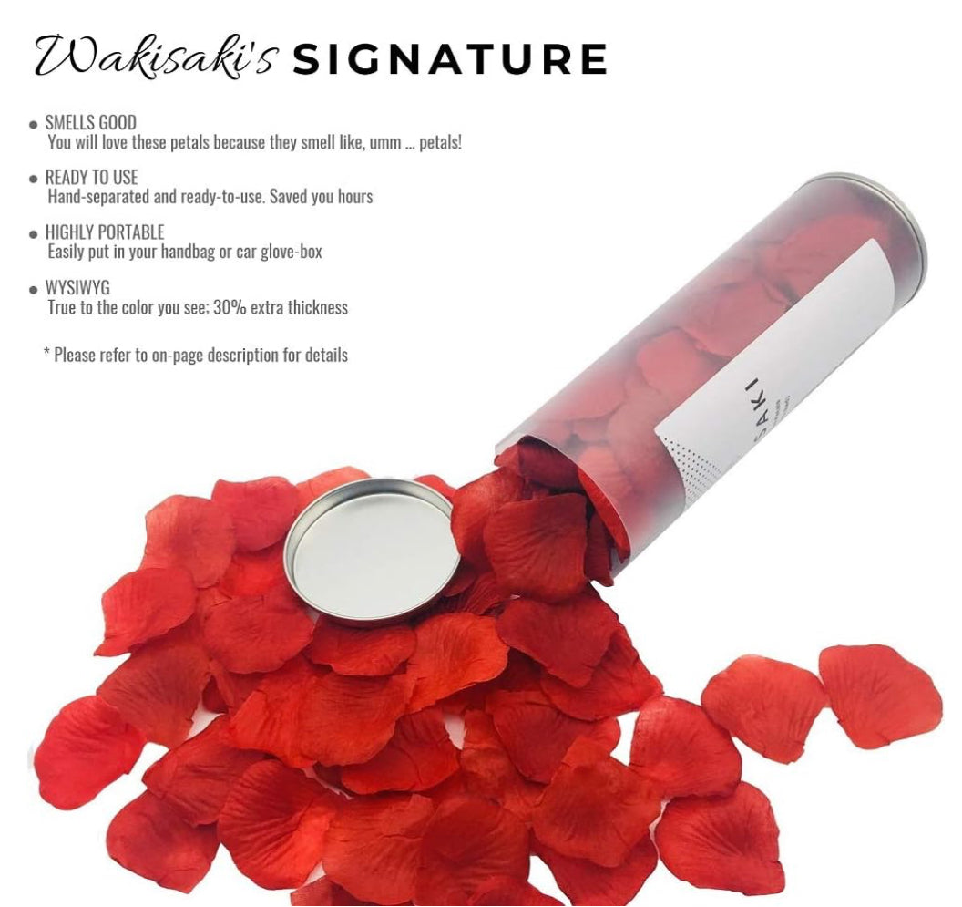 1000pcs Silk Rose Petals