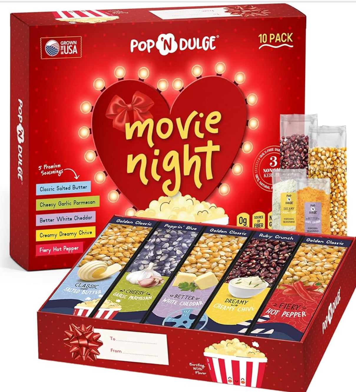 Pop ‘N Dulge Movie Night Popcorn Set