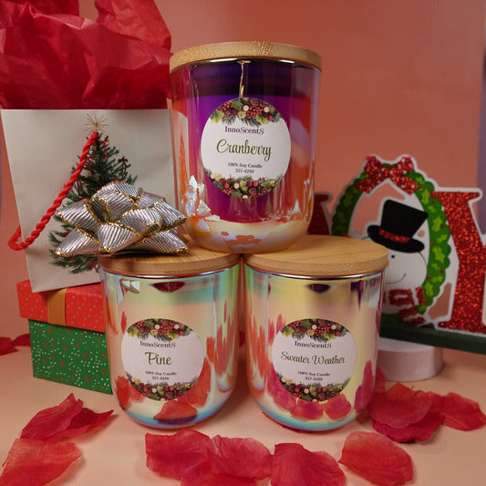 Iridescent Glow Candle